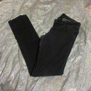 Black skinny leg jeans size 11L